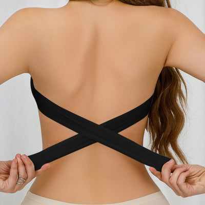 Fascia Invisibile - Strapless bandeau bra with crossover back