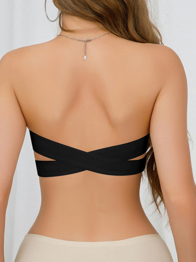 Fascia Invisibile - Strapless bandeau bra with crossover back