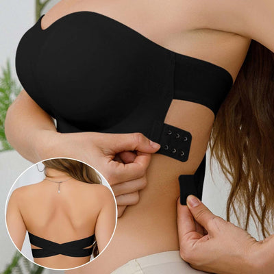 Fascia Invisibile - Strapless bandeau bra with crossover back