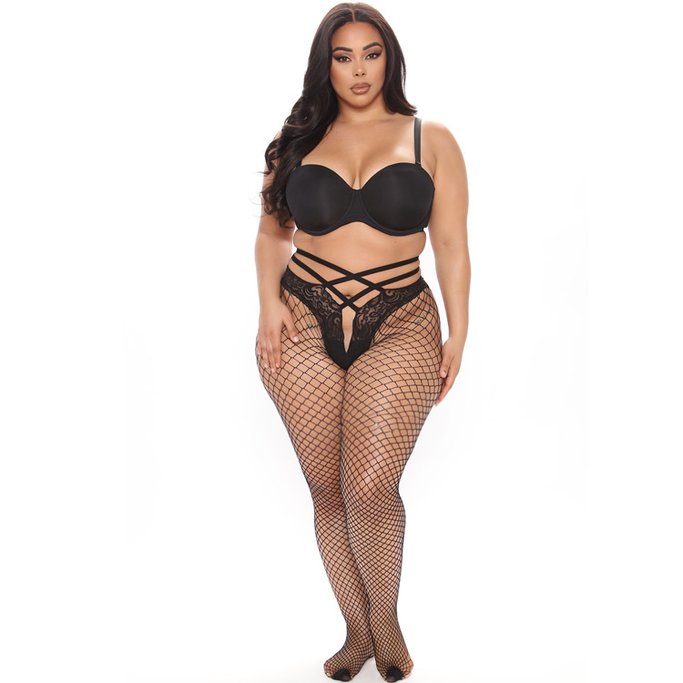 Cross-strap tights